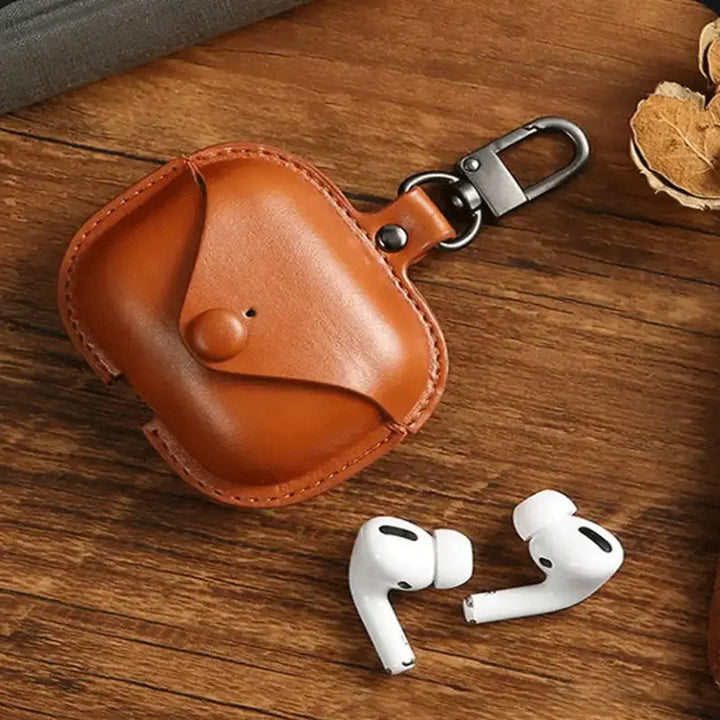 Leather Protective Case Skin with Carabiner Clip