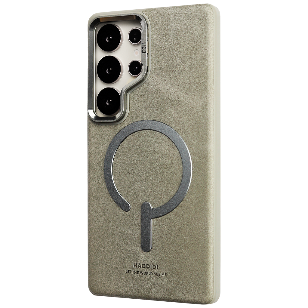 HDD Leather MagSafe Case for Samsung S25 Ultra