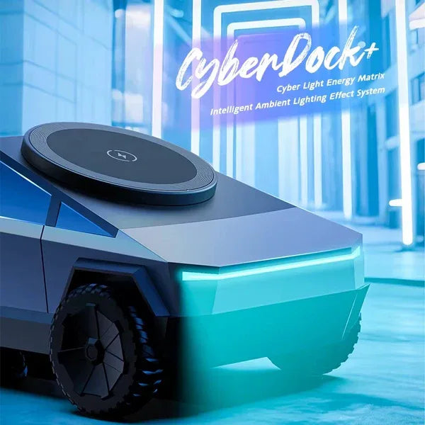 Cyber Charge 3-in-1 Motorized Wireless Charging Dock