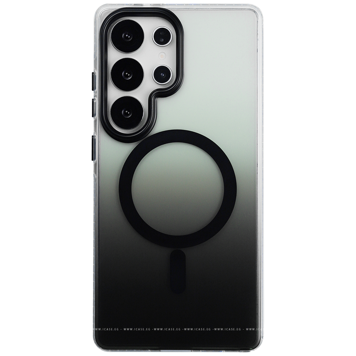 Mutural Clear Magnetic Camera Frame Case for Samsung S24 ultra