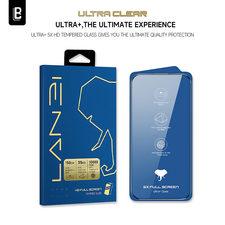 LanBi 10X HD High Clear Tempered Glass Screen Protector