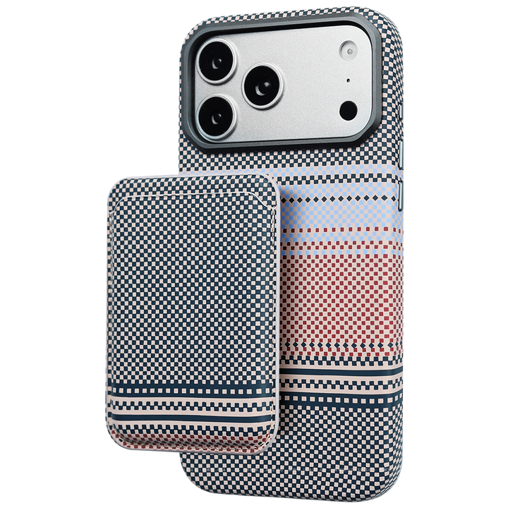 Carbon Fiber Card Holder Case iPhone 17 Pro Max