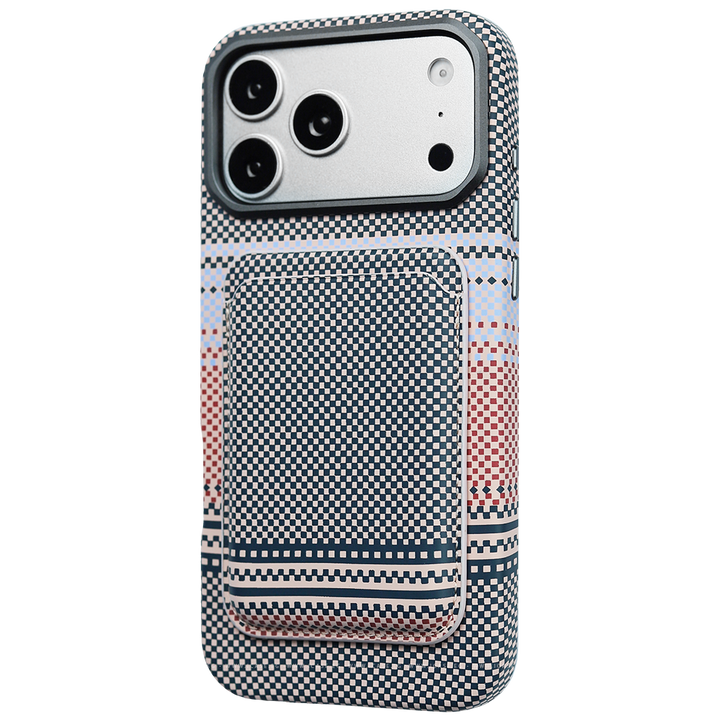Carbon Fiber Card Holder Case iPhone 17 Pro Max