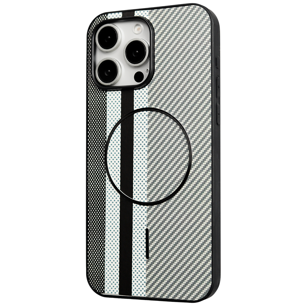 Stylish Pattern Magnetic Case iPhone 15 Pro Max
