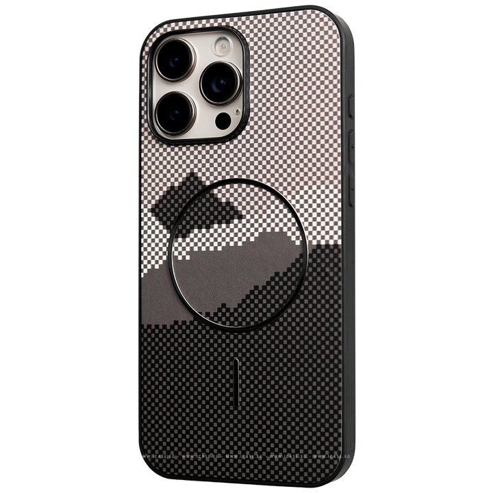 Stylish Pattern Magnetic Case iPhone 15 Pro Max