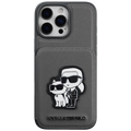 Karl Lagerfeld Leather Card Holder Case iPhone 15 Pro Max
