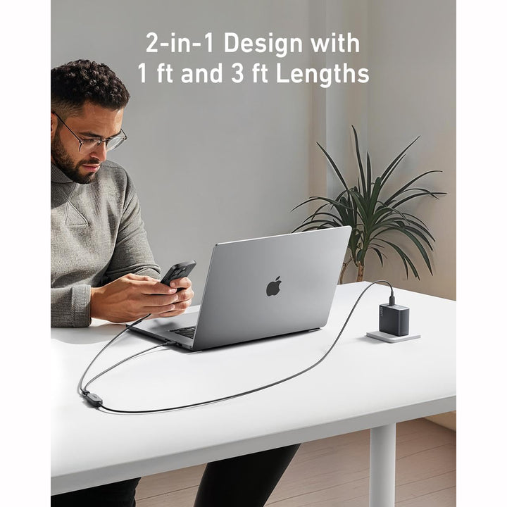 Anker 2-in-1 USB-C to USB-C Cable