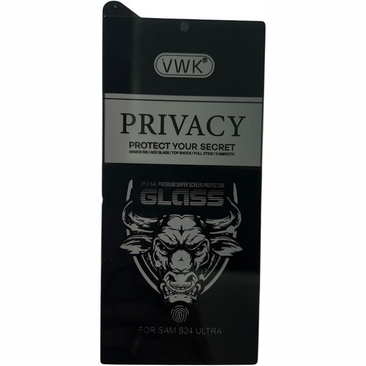 VWK Privacy Tempered Glass Screen Protector for Samsung