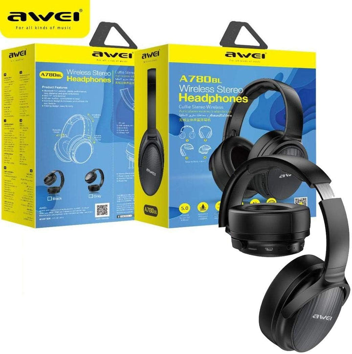 Awei Wireless Headphone Bluetooth 5.0 with Microphone Deep Bass Gaming