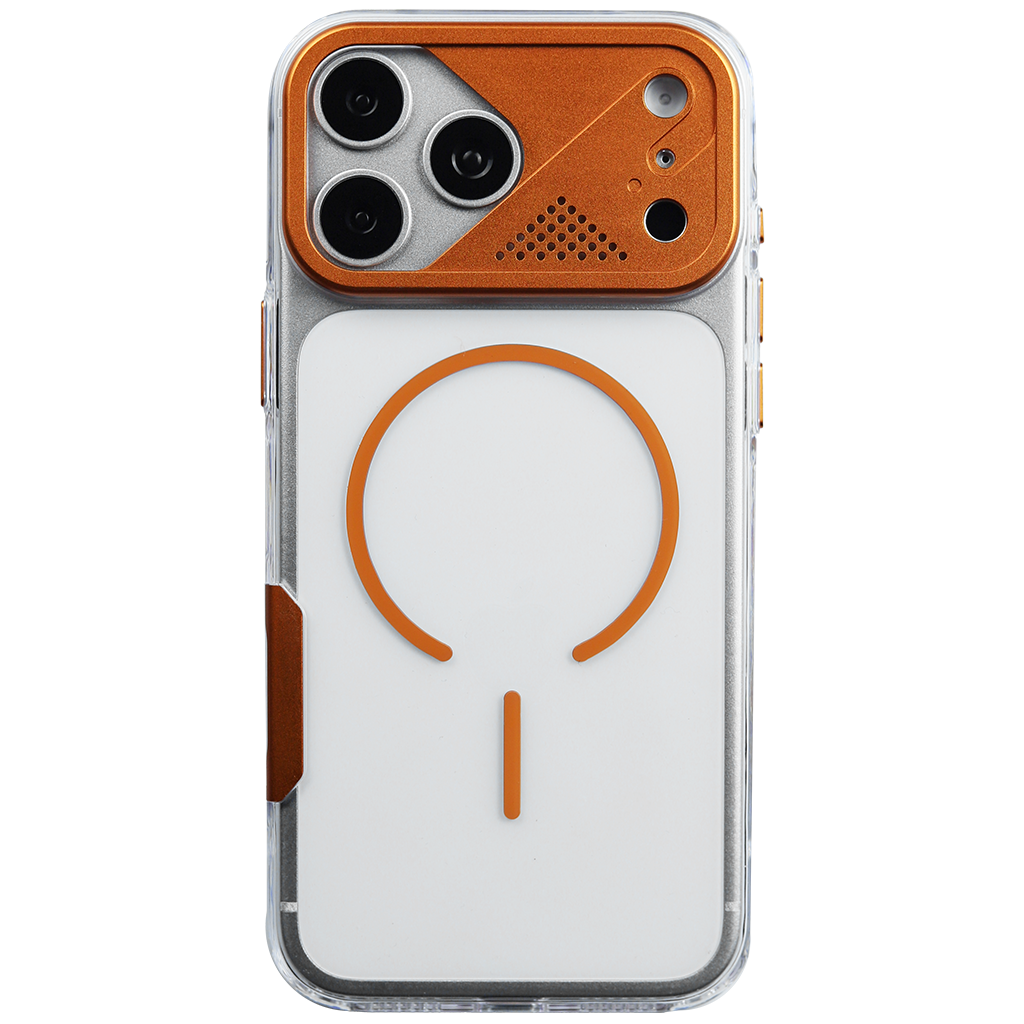 Mechanical MagSafe Lens Armor Case iPhone 17 Pro Max