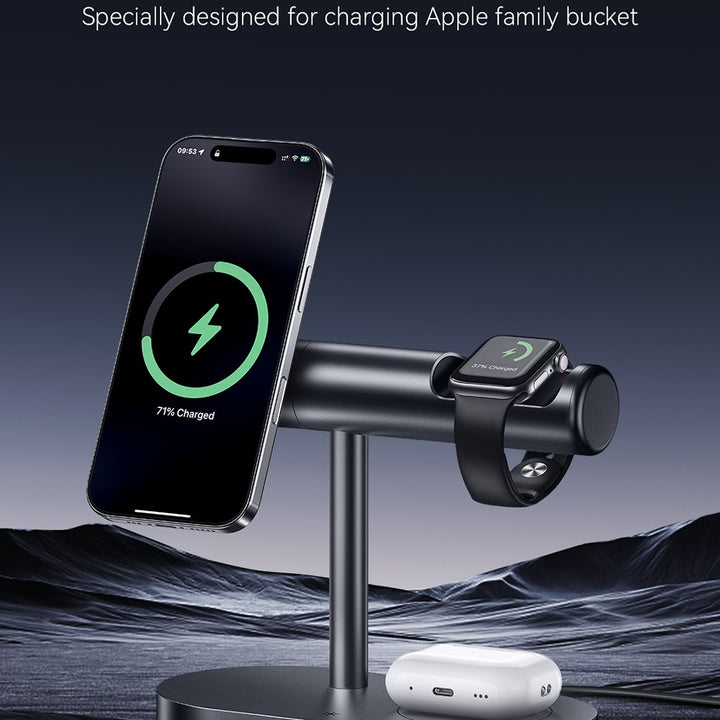 MAXCO 4-in-1 Magnetic Wireless Charging Station