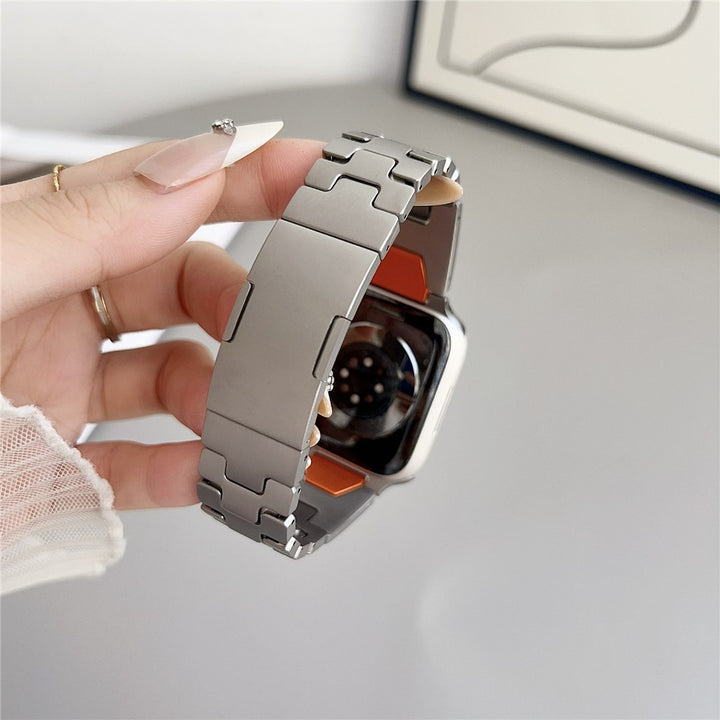 Recci Stainless Steel Link Bracelet Band for Apple Watch