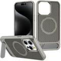 Grid Bracket Magnetic Case iPhone 15 Pro