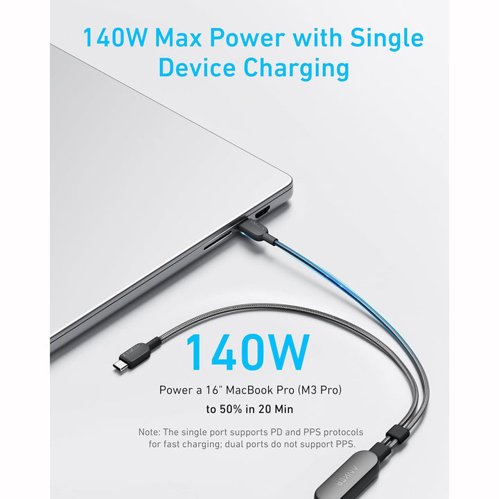 Anker 2-in-1 USB-C to USB-C Cable