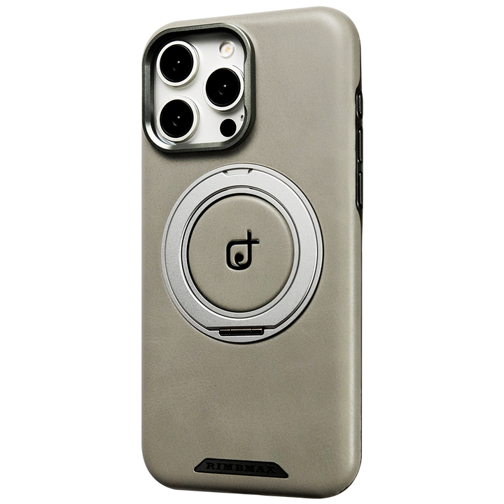 Rimbmax Luxury MagSafe Leather Texture Case iPhone 16 Pro Max