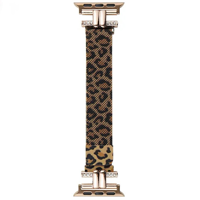 Recci Leopard Milanese Magnetic Bracelet for Apple Watch