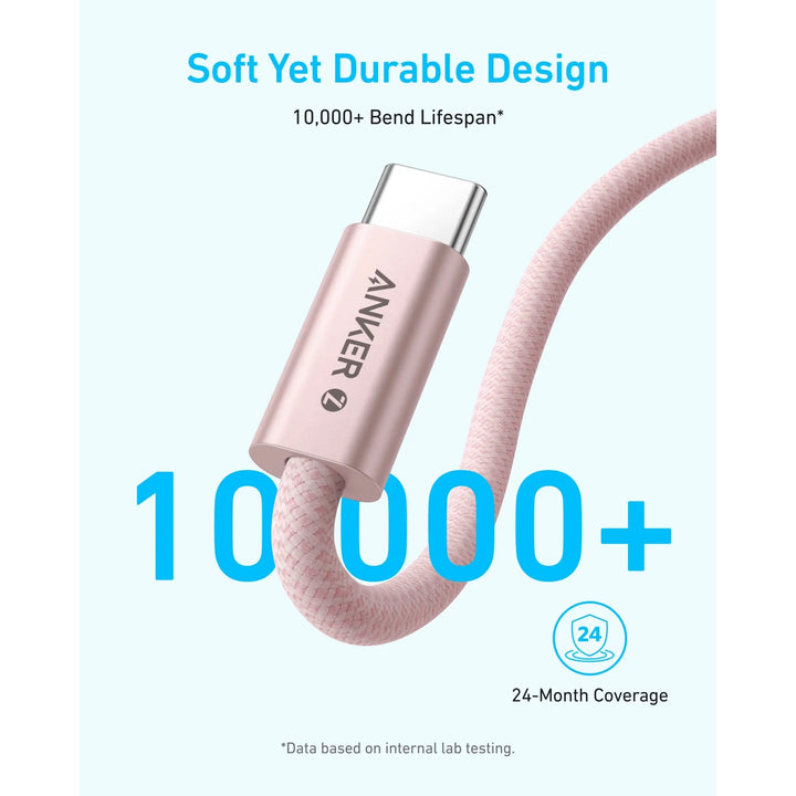 Anker Zolo USB-C to USB-C 240W Braided Fast Charging Cable 150 CM