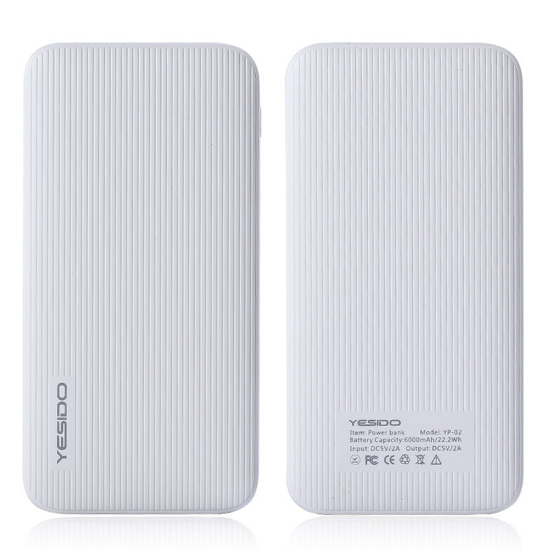 Yesido Power Bank 1 USB 6000mAh