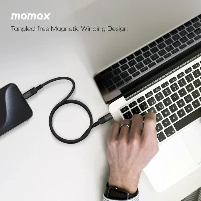 Momax Magnetic USB-C Fast Charging Cable 100W