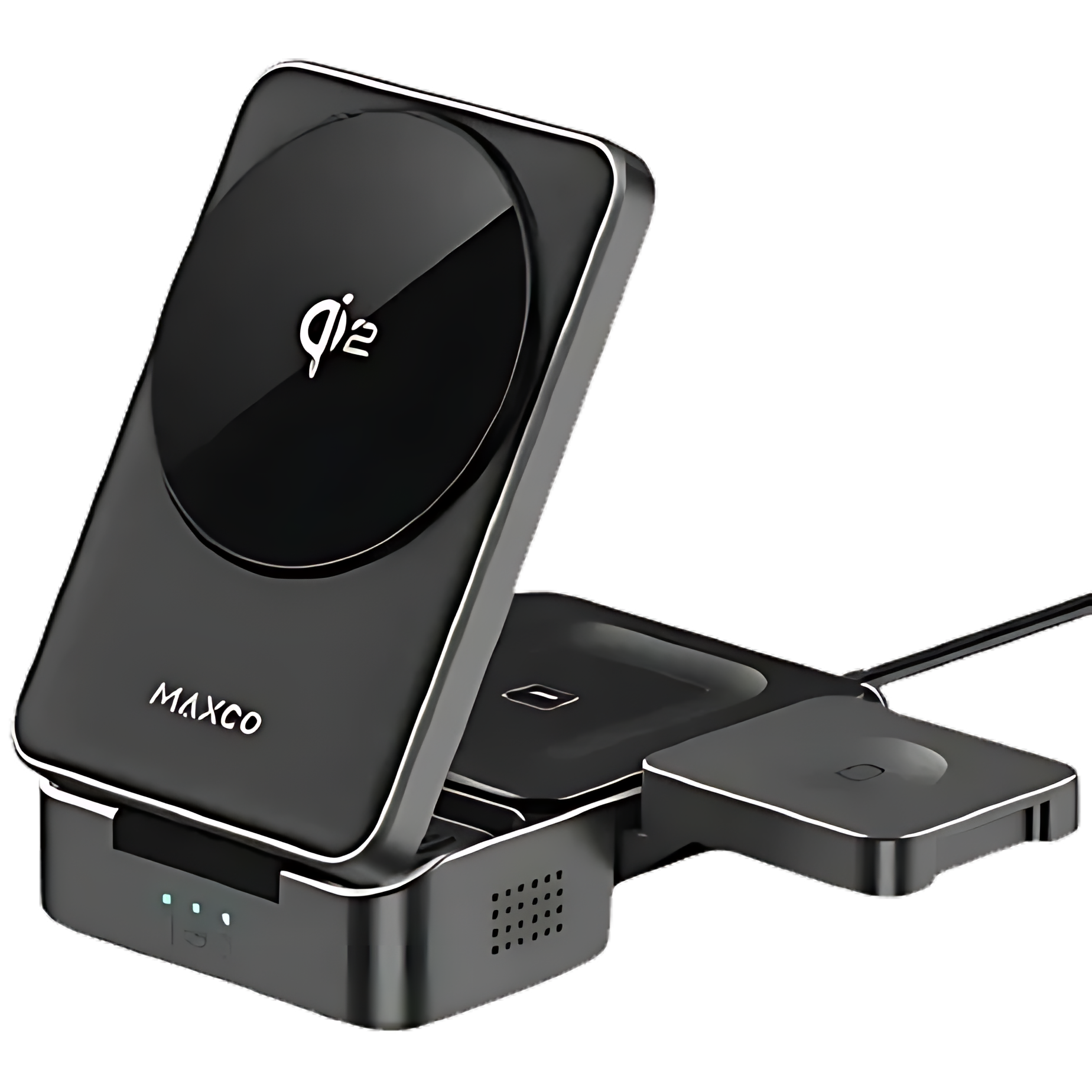 Maxco 3-in-1 Magnetic Wireless Charger 15W