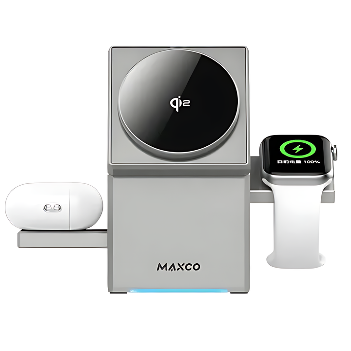 Maxco Geometry 3 in 1 MagSafe Wireless Charger