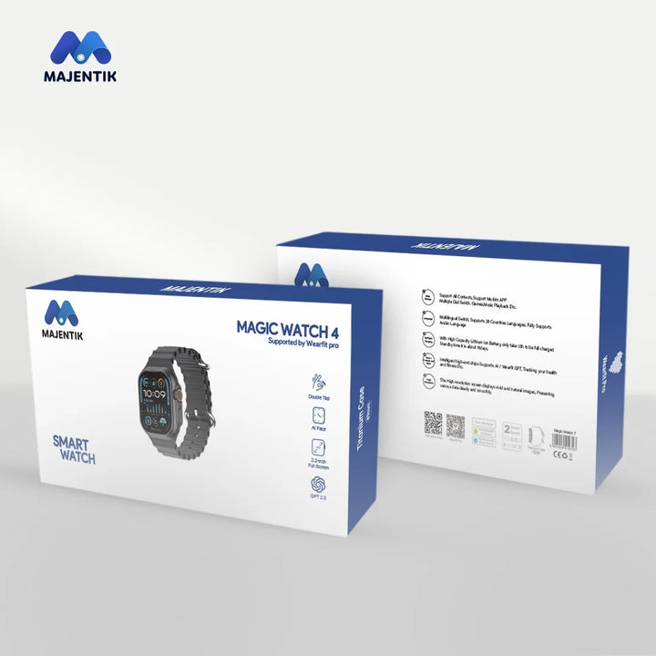 Majentik Smart Watch with HD Display & Long Battery Life