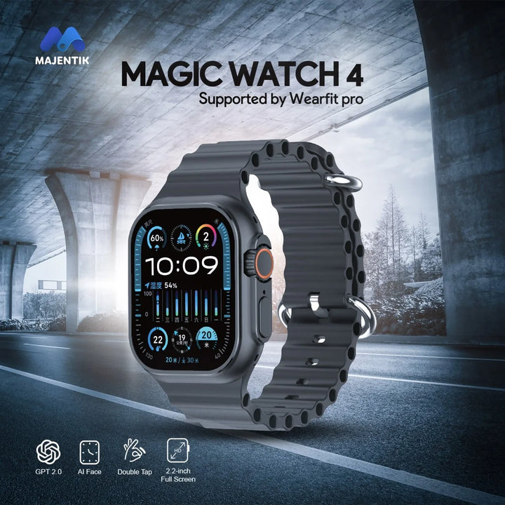 Majentik Smart Watch with HD Display & Long Battery Life
