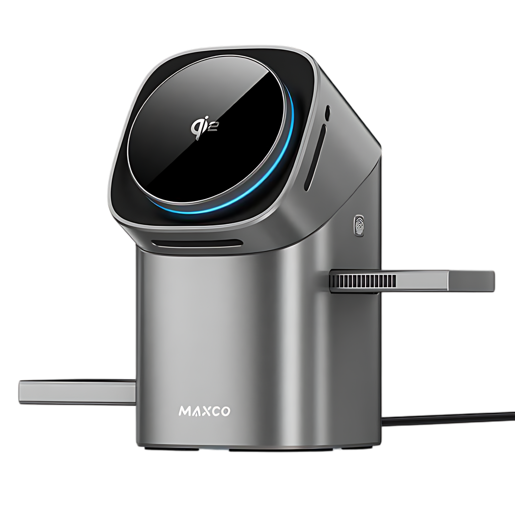 MAXCO Geometry II Qi2 Full Touch Magnetic Wireless Charger 15W Fast Charging