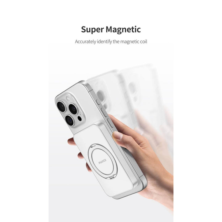 MAXCO Excellence Series Magnetic Power Bank 5000mAh/15W Wireless Fast Charging