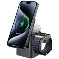3-in-1 Magnetic Wireless Hidden Charger – Foldable Fast Charging Station