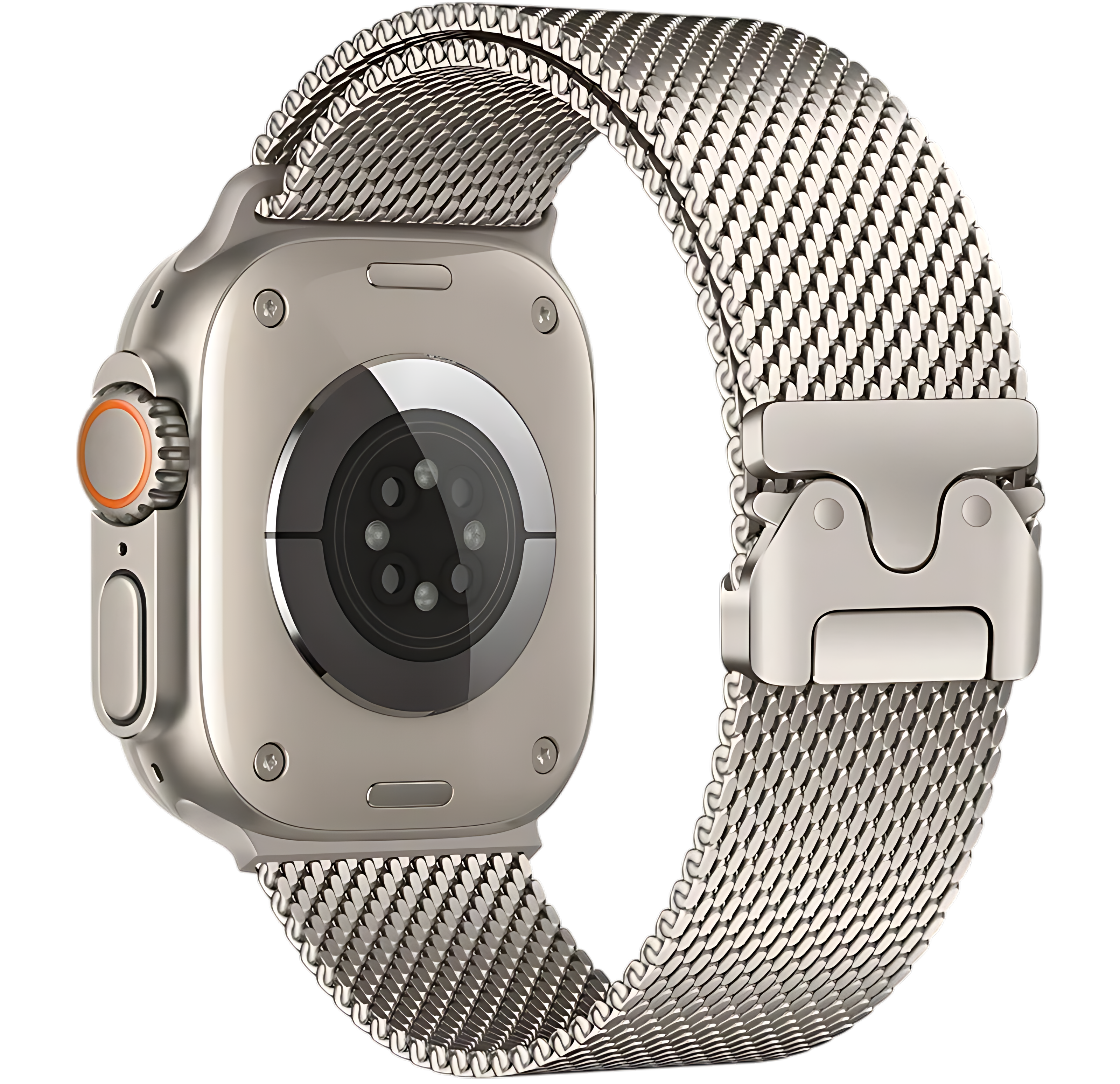 Pure Titanium Milanese Loop Strap for Apple Watch