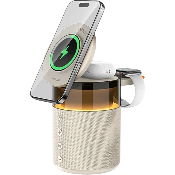 Recci 5-in-1 Wireless Charging Speaker