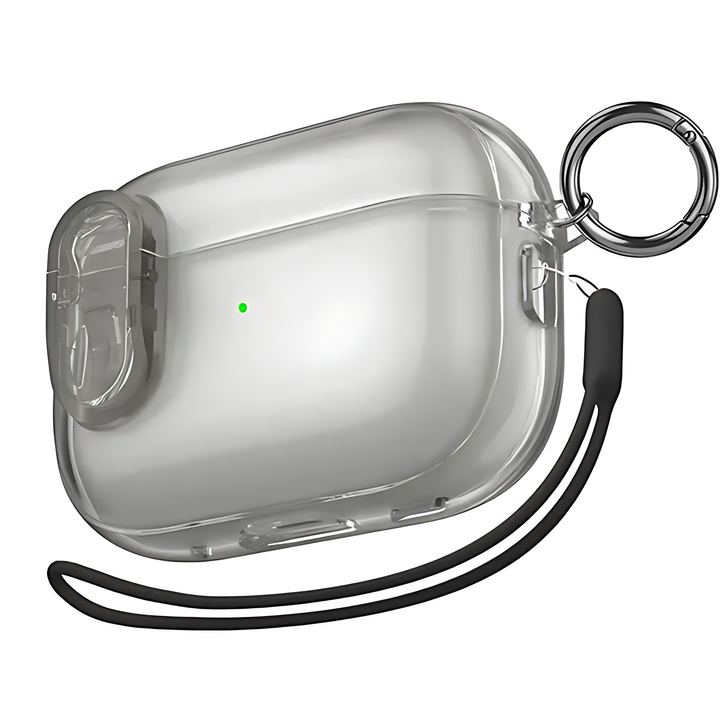Transparent Shockproof AirPods Case With Secure Lock