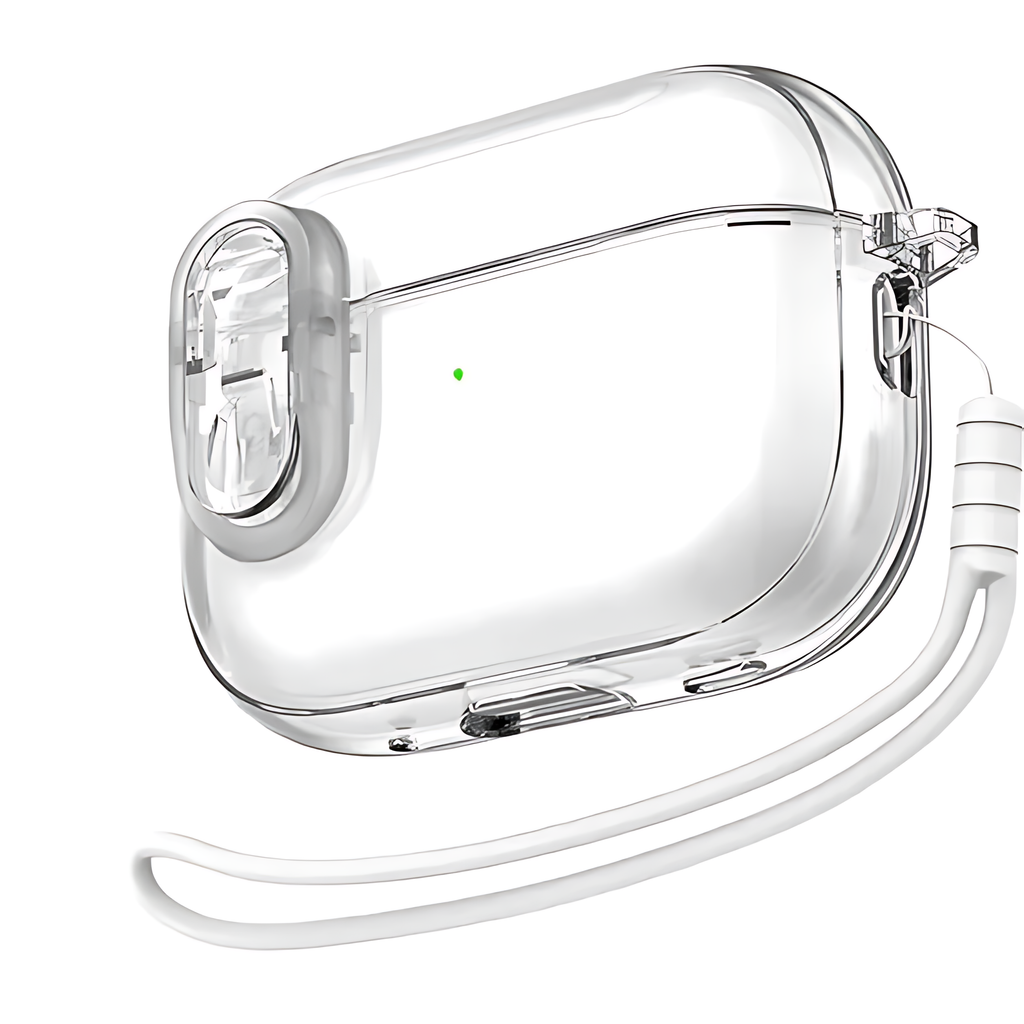 Transparent Shockproof AirPods Case With Secure Lock