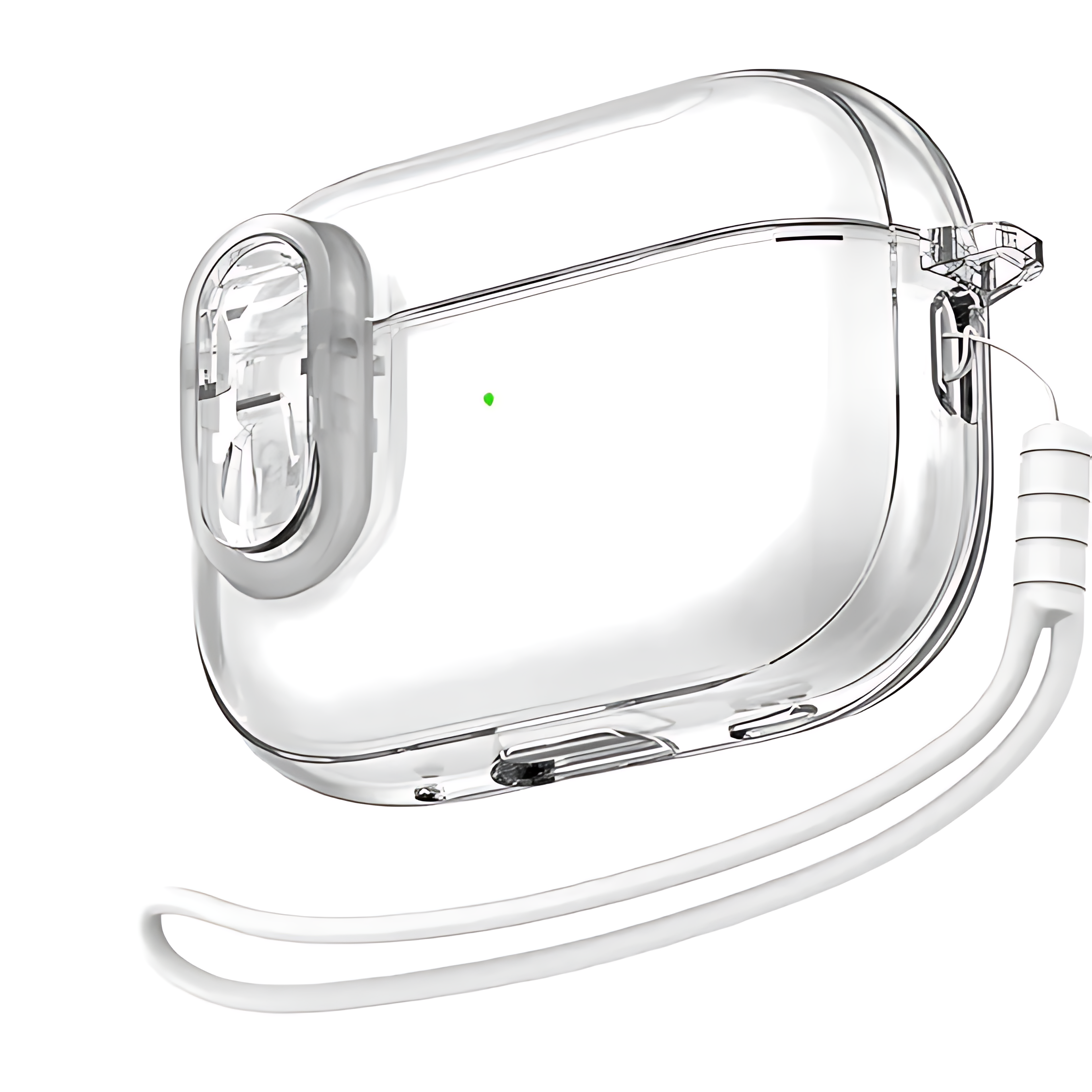 Transparent Shockproof AirPods Case With Secure Lock